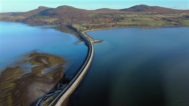 Tongue Causeway, North Coast 500, Tongue, Sutherland, Scottish Highlands, Scotland, UK