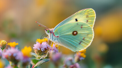 Obraz premium butterfly on a flower