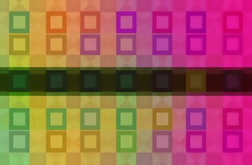 Abstract Geometric Design with Vibrant Colors - Modern Art Pattern