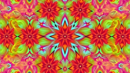 Vibrant Abstract Art Design | Intricate Patterns for Digital Wallpaper