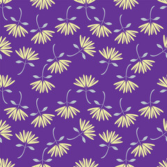 Beautiful seamless pattern with floral background.