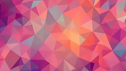 Obraz premium Vibrant Geometric Abstract Design with Smooth Gradient Colors