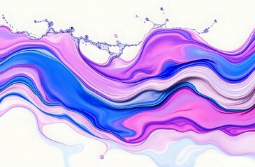 Vibrant Fluid Motion Art