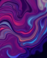 Obraz premium Vibrant Abstract Liquid Art Wallpaper