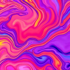Fototapeta premium Vibrant Wave Pattern Abstract Art
