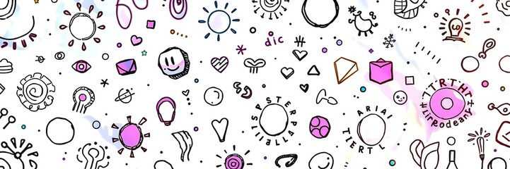 Holographic Doodles: A Rainbow Explosion on Foil