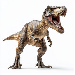 Naklejka premium tyrannosaurus illustration isolated on a white background