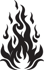 fire flames silhouette illustration