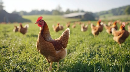 Harvesting freshly laid eggs from free-range chickens farm food discovery natural setting organic lifestyle