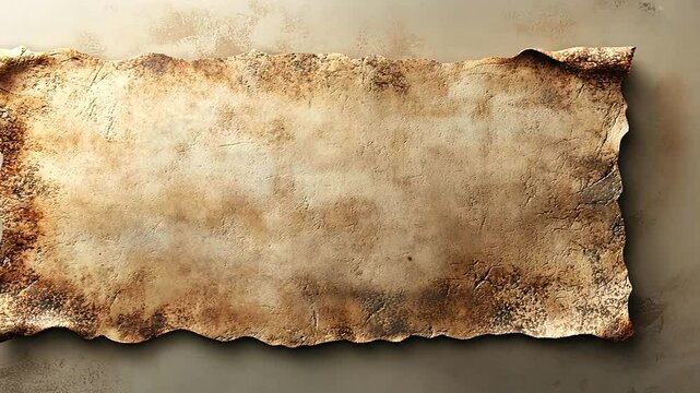 Ancient parchment scroll with aged texture and historical significance