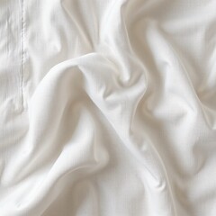 White Vintage Fabric with Seamless Background for Design