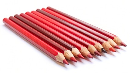 Obraz premium colored pencils isolated on white background