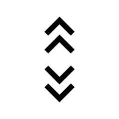 Double Chevron Up and Down
