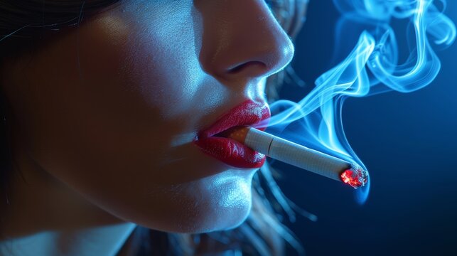 Understanding the harmful impact of smoking on lung health and the dangers of nicotine addiction