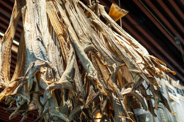 Food market in the port of Bergen, Norway
