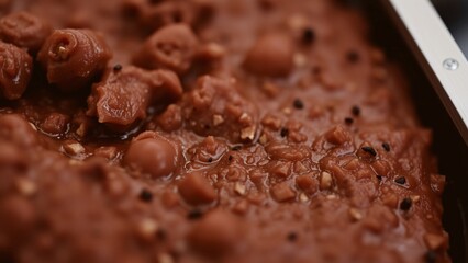 Close-up of Rich and Savory Chili Con Carne