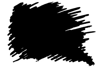 色々な手描きのモヤモヤマークセット　憂うつ　不安　鬱　ベクター