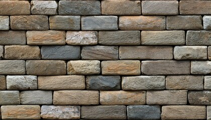 Obraz premium fondo de pantalla de un patron de ladrillos de piedra alta resolucion