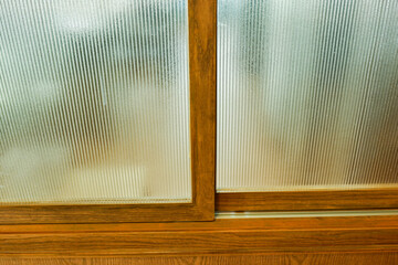 Close up of corrugated glass texture with reflected,modern home decor,stylish home decor,Creative...