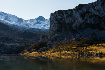 Majestic Mountain Reflection