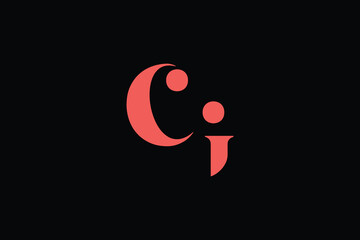 Abstract letter CG minimal logo design template. This minimal logo design is the process of creating a visual symbol that represents a brand, company, or individual.