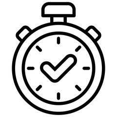 Availability Customer Support Icon Line Design Vector Concept