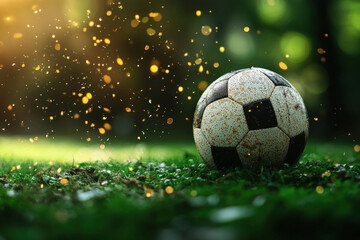 Naklejka premium Football Background