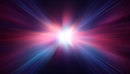 Abstract neon background, neon explosion, light movement, rays.