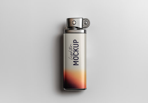 Premium Gas Lighter Mockup &ndash; High-Quality, Realistic, and Fully Customizable Gasoline Design
