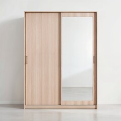 Fototapeta premium 3D Wardrobe Models on Minimal White Background