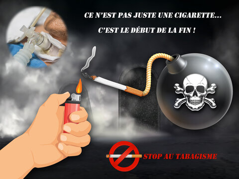 Tabac et mort stop au tabagisme