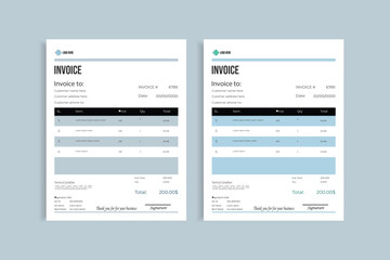 Invoice Design Template