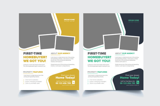 Real Estate Business Flyer Design Template
