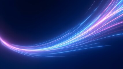 Colorful light waves with a sense of technology