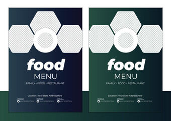 Modern & Creative Restaurant Flyer template design