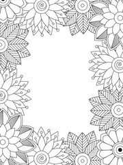 PrintFlowers Coloring Pages For Adule