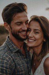 Obraz premium portrait of a young couple