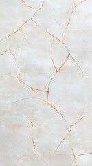Naklejka premium Abstract marble texture with subtle gray tones and delicate golden veining, ideal for backgrounds and elegant designs.