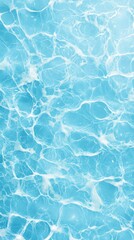 Bright, clear blue water texture with gentle ripples and reflections, evoking a sense of calm and tranquility.