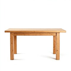 3D Table Model on Minimal White Background