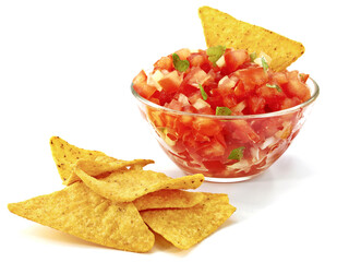 Salsa podana z nachosami © Jolaya