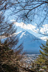 a view of Mount Fuji in Japan