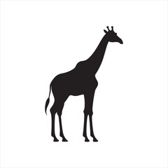 Simple and Clean Giraffe Icon in Professional Graphic Style