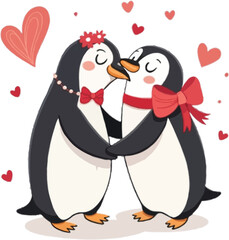 Penguins Couple valentine’s day