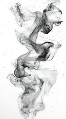 Creative pattern smoke flow abstract background