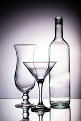 photography of transparencies in tableware 