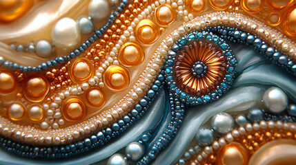 Obraz premium diy beaded wall art