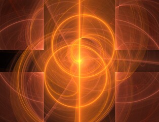 Imaginatory fractal abstract background Image