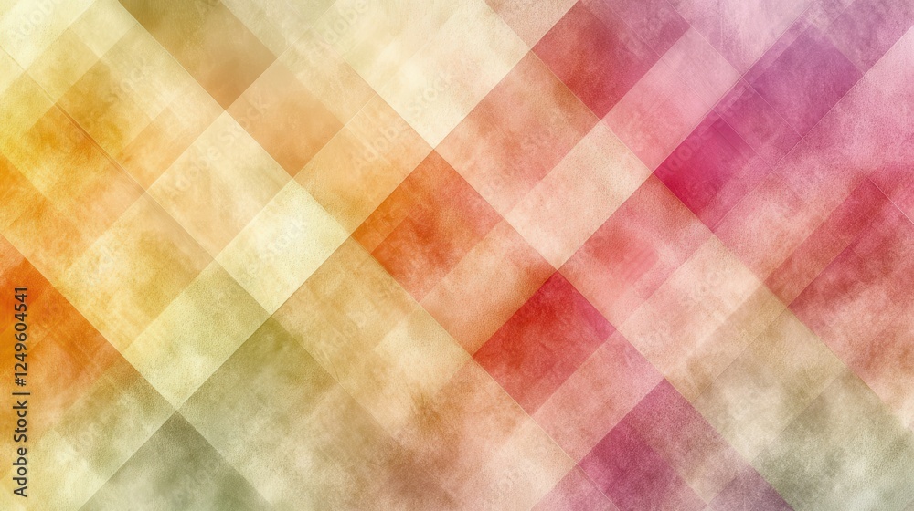 Poster Abstract diagonal pastel squares, background texture, design element