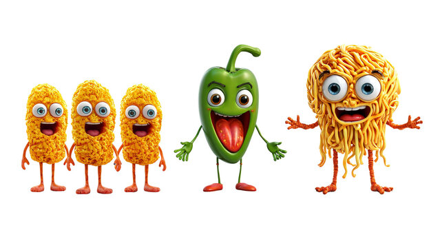 funny cartoon naggets